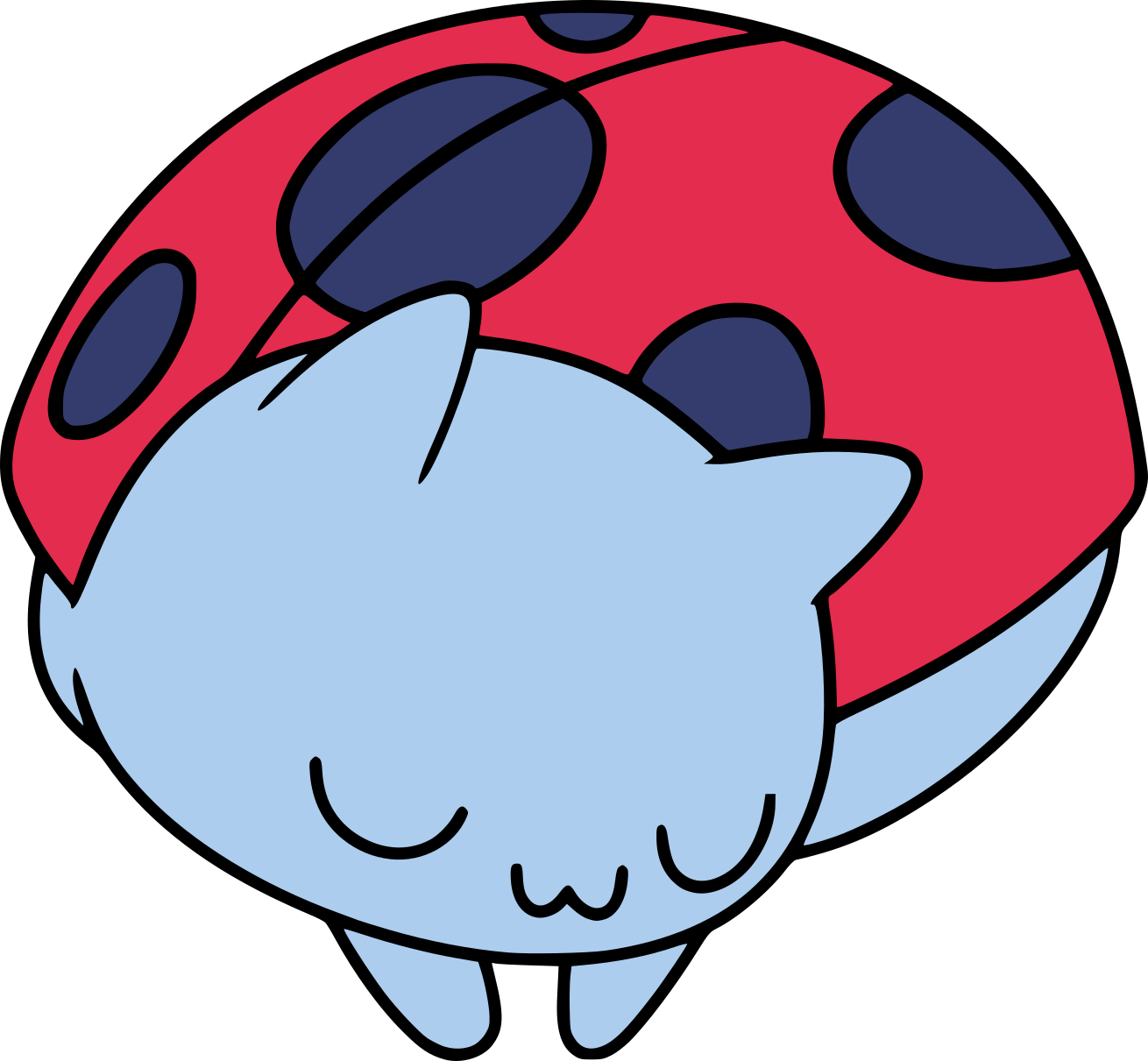 Catbug cursed decals