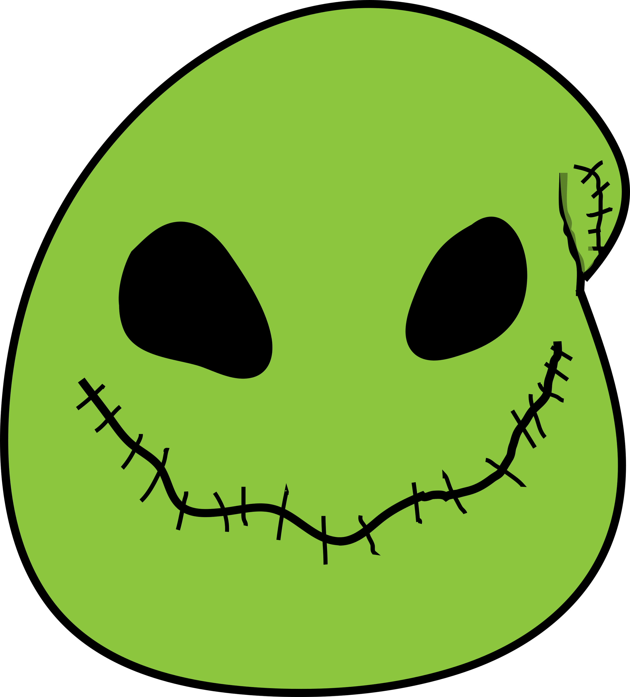Oogie boogie cursed decals